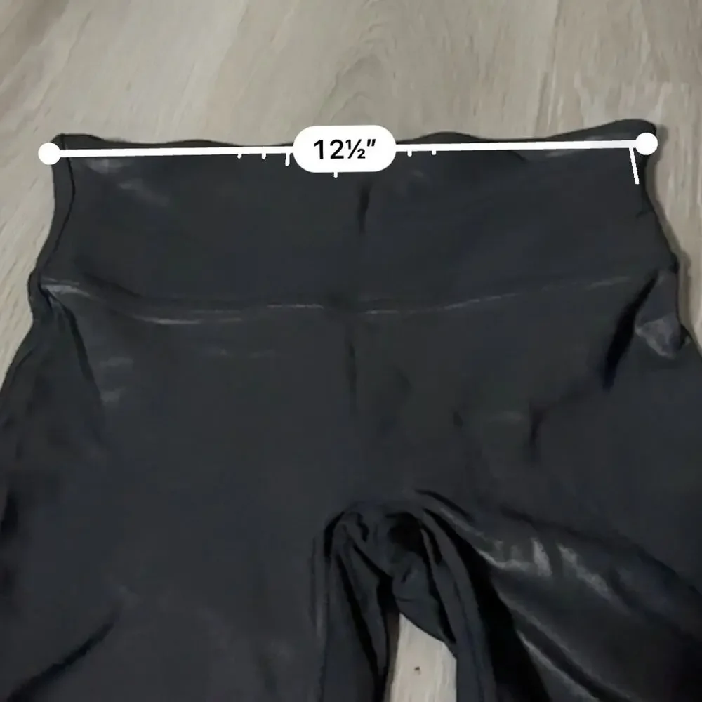 SPANX black faux